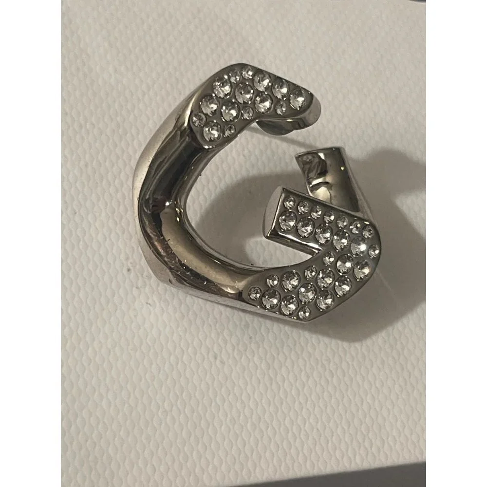 GIVENCHY G Chain Single Earrings in Silver With Box Dust Bag Womens Unisex